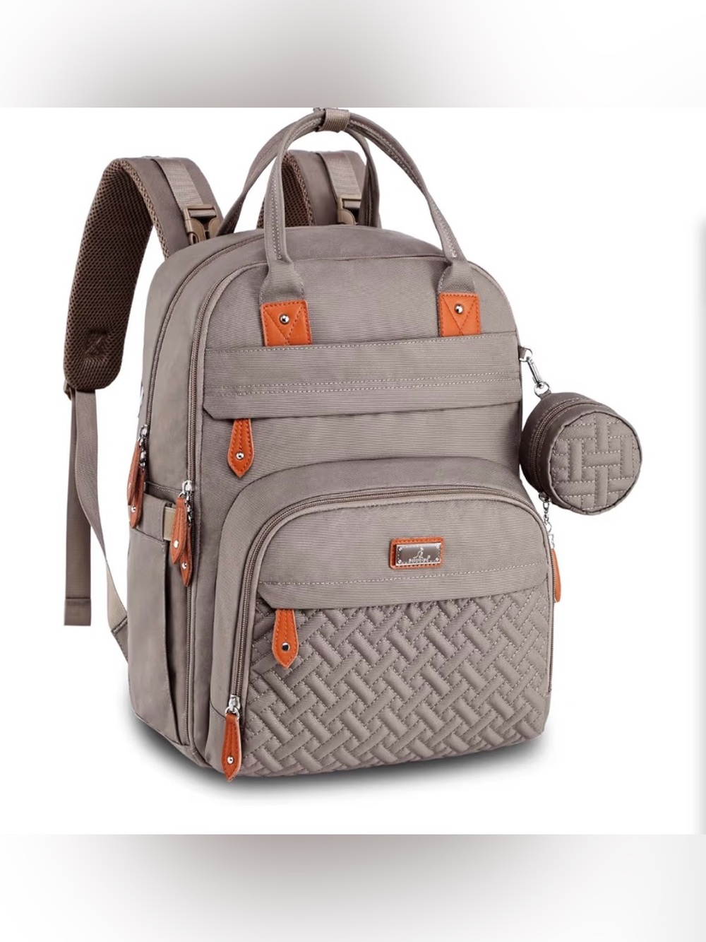 BabbleRoo Unisex Diaper Bag Khaki Color